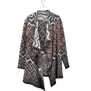 Absolutely Famous Sweater Long South Western Aztec Knit Sweater medium
